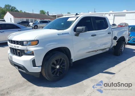 2021 Chevrolet Silverado 1500 2Wd Short Bed Custom from USA, damaged, VIN 1GCPWBEK5MZ287386